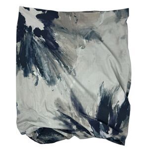 PAUW AMSTERDAM. Blue/Grey Graphic Bubble Skirt. Size 4.